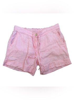 Tommy Bahama Light Pink Linen Drawstring Shorts
